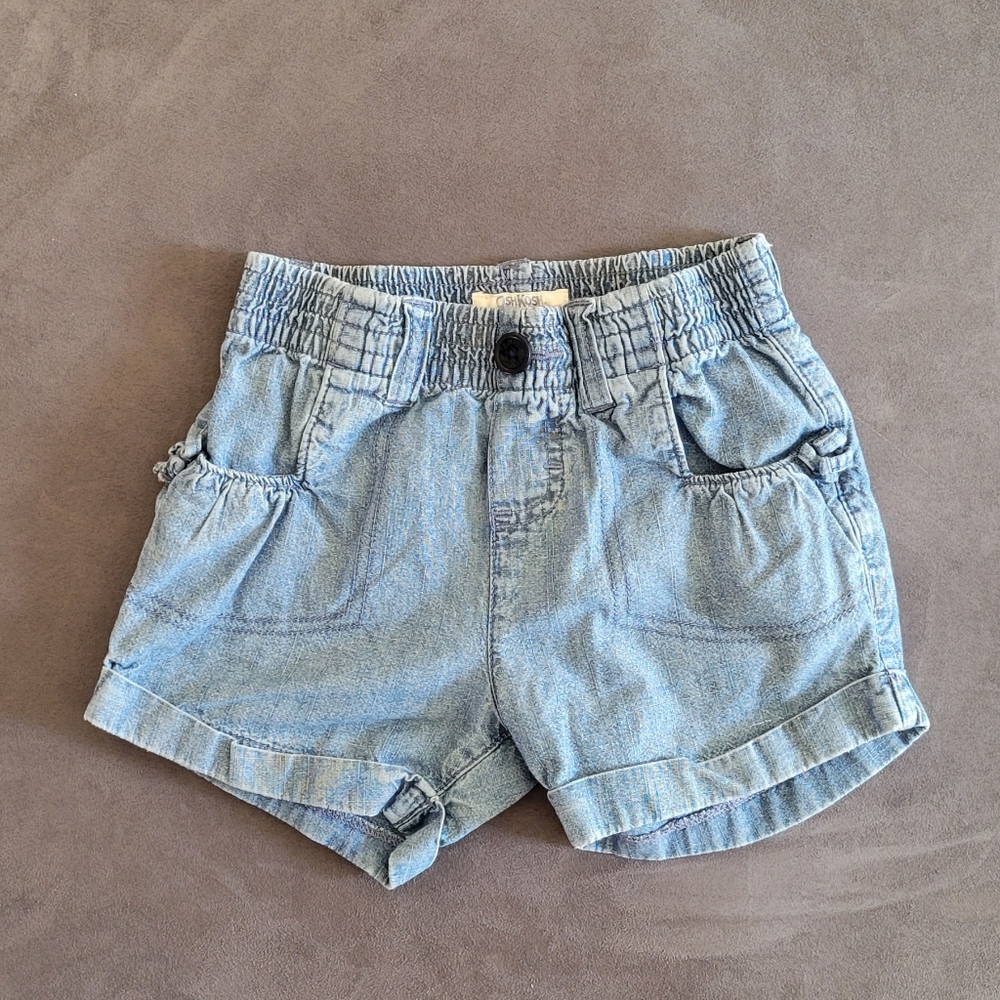 OshKosh Girls Jean Denim Shirts Size 4